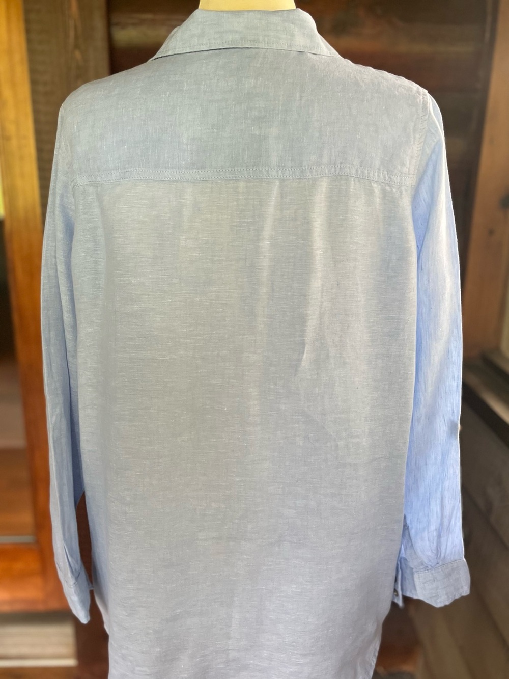 Love this Sigrid Olsen linen blouse, - Picture 2 of 4